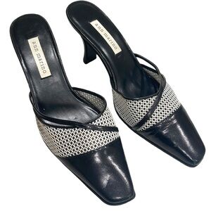 Ann Marino Black and White Heels